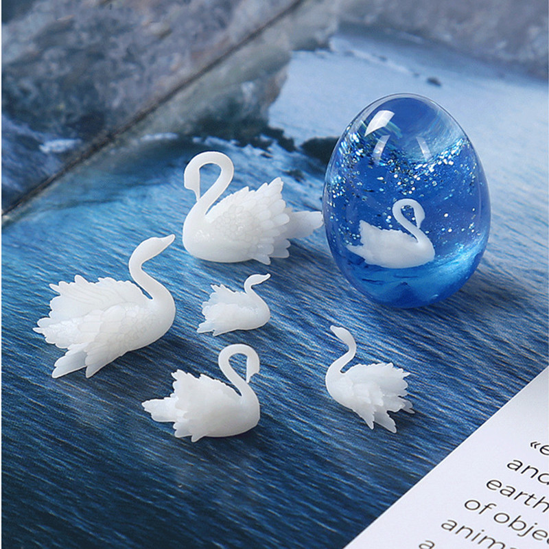 Resin Craft Material - 4 unids/lote 3D Micro paisaje de