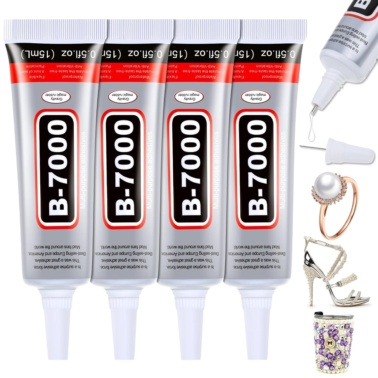 Resin Craft Material - 1-10 Piezas de Pegamento Superfuerte B-7000