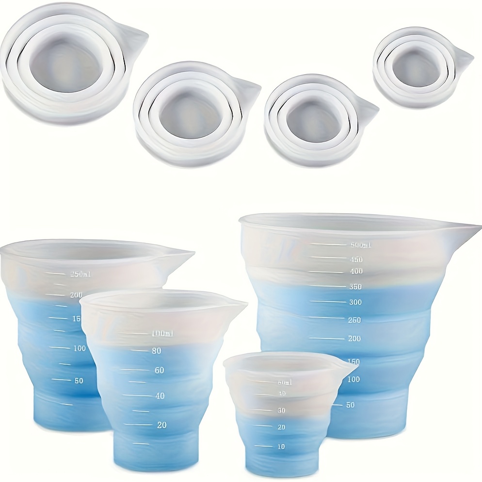 Mixing Cup Silicone - Taza medidora de silicona plegable de