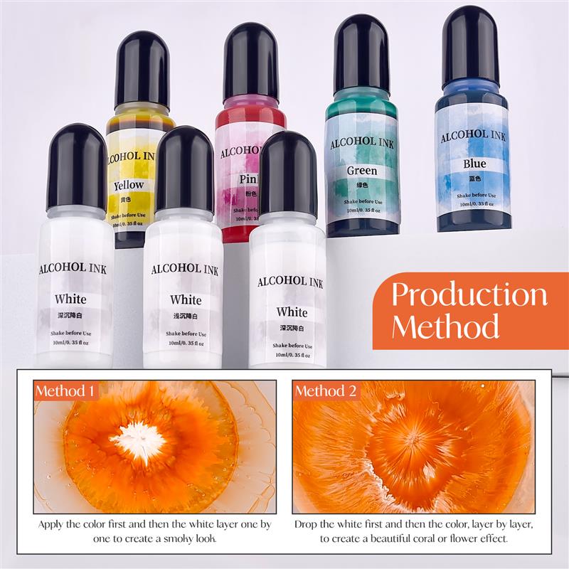 Resin Dye Alcohol - 10 ml/Uds. Esencia de resina, alcohol,