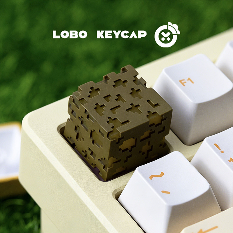 Resin Craft Minecraft - Teclas Translúcidas Decorativas de Resina con