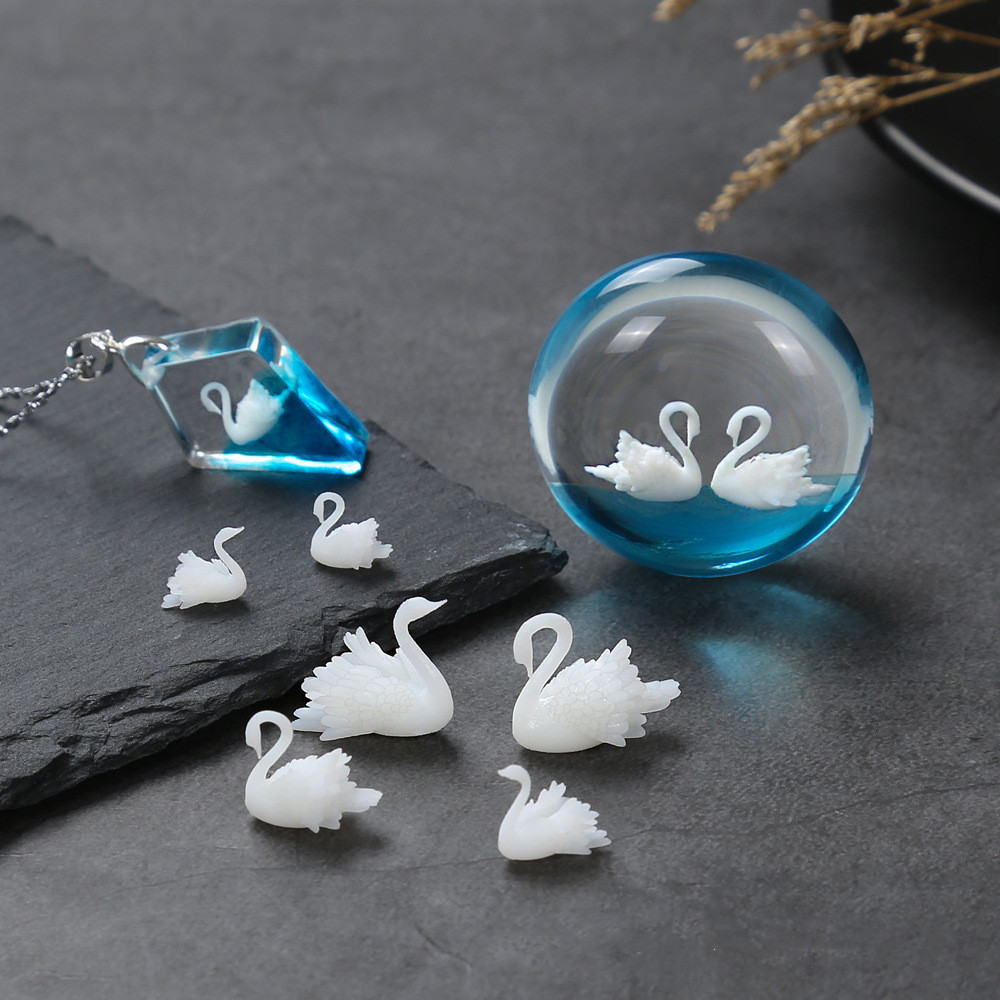 4 unids/lote 3D Micro paisaje  - Resin Craft Material reseña y precio