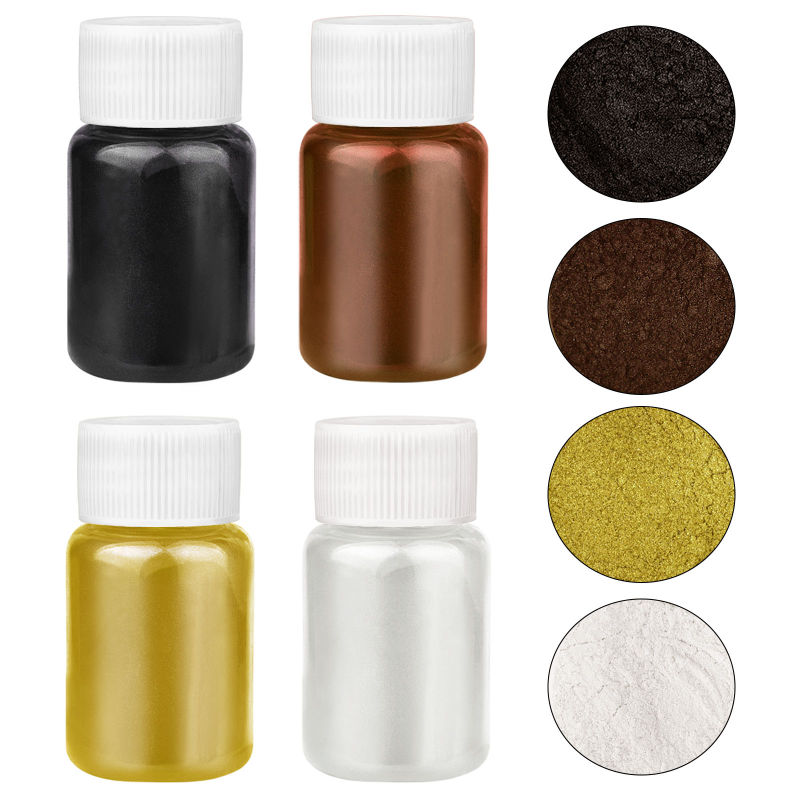 Juego de 4 Colores de Polvo Pe - Resin Pigment Set reseña y precio