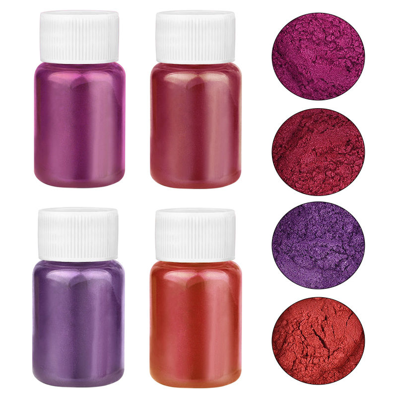Juego de 4 Colores de Polvo Pe - Resin Pigment Set reseña y precio