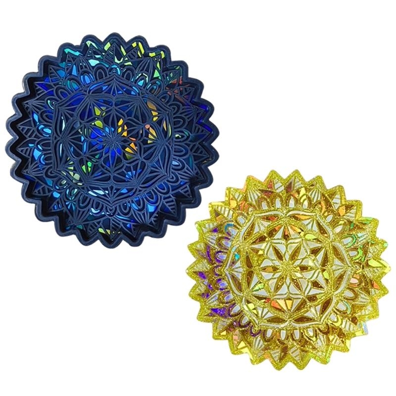 Posavasos flores portátil, mol - Resin Ocean Wave Mold reseña y precio