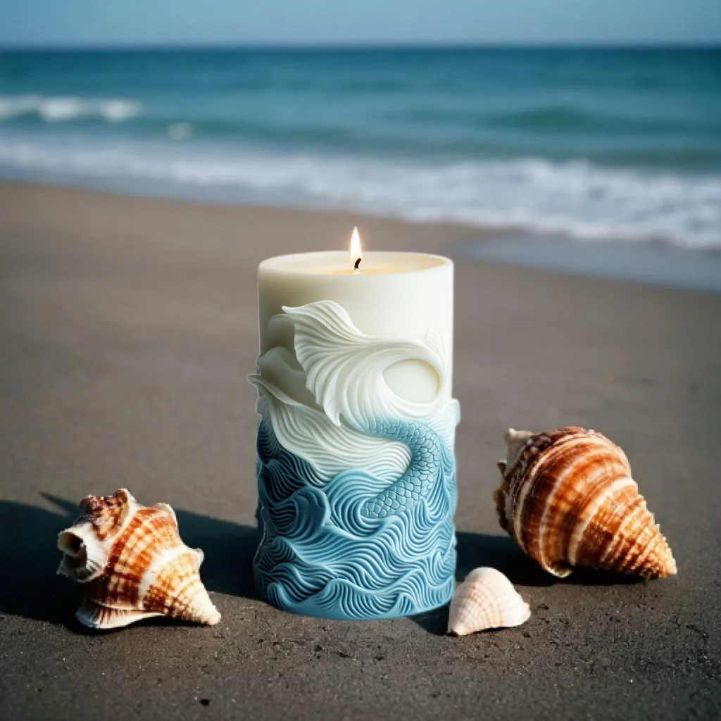 2024 vela cilíndrica de espuma - Resin Ocean Wave Mold reseña y precio