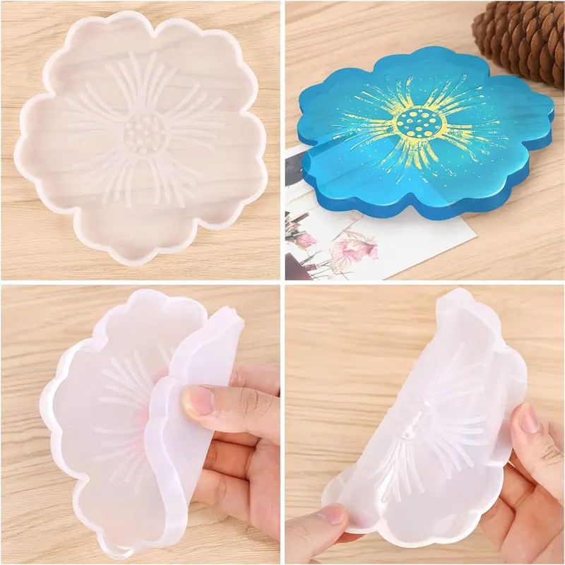 Molde de resina DIY con forma  - Geode Mold Silicone reseña y precio
