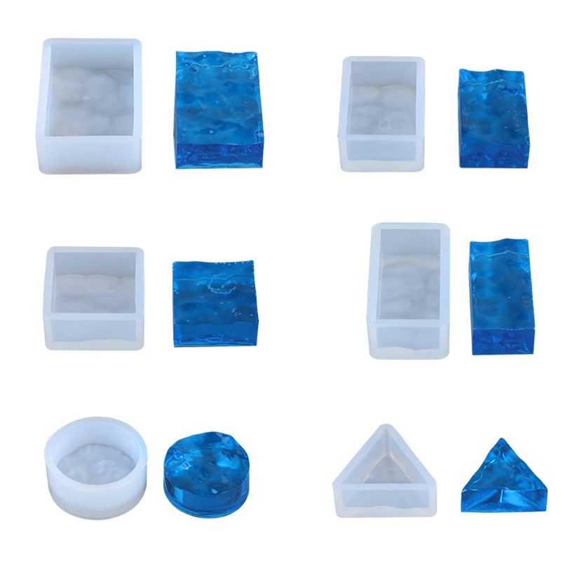 Juego de 4 moldes de resina co - Resin Ocean Wave Mold reseña y precio