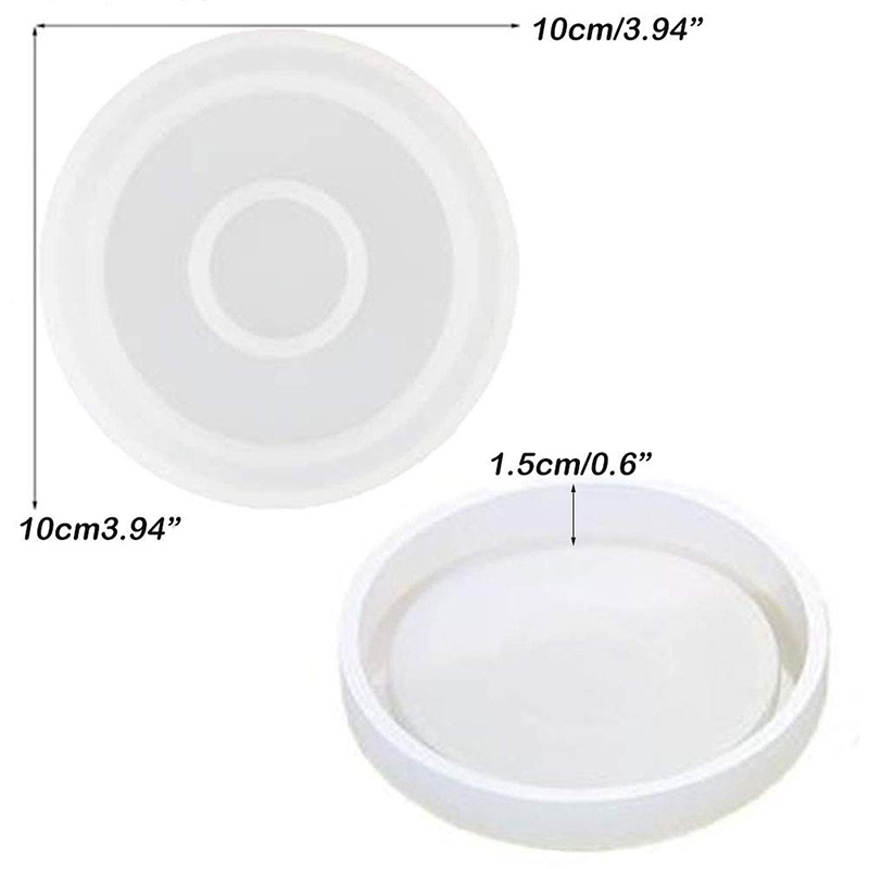 Paquete de 3 moldes grandes de - Coaster Mold Round reseña y precio