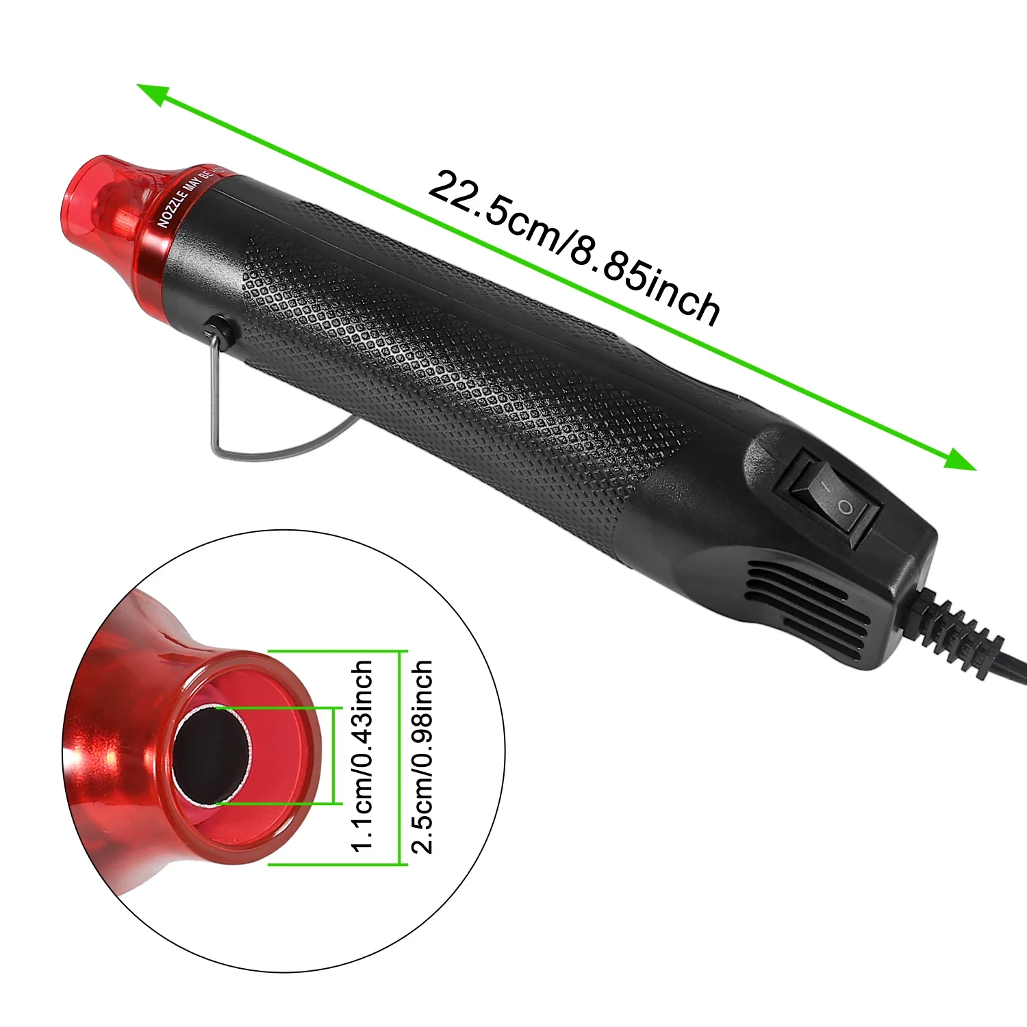 656/1060 Uds Tubo termorretrác - Heat Gun Small reseña y precio
